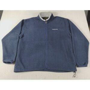 Vintage‎ Timberland Weathergear Jacket Mens XL Blue Fleece Outdoor Hiking Winter